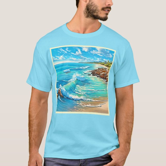 Design der Küstenrock-Szene T-Shirt (Vorderseite)