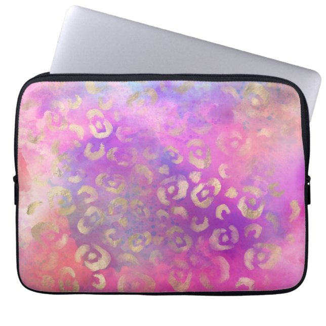 Design der Leopard Paint Serie 11 Laptopschutzhülle (Vorderseite)