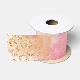 Design der Leopard Paint Serie 13 Satinband