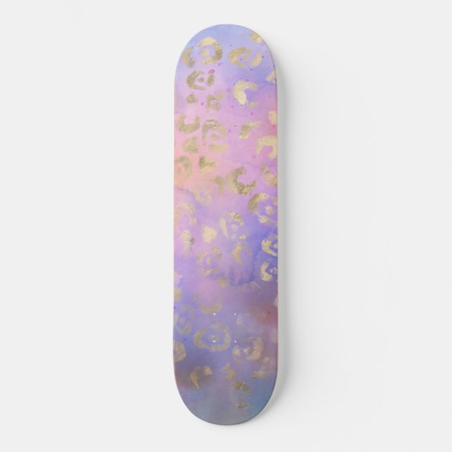 Design der Leopard-Paint-Serie 8 Skateboard (Vorderseite)