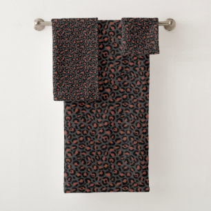 Design der Leopard-Serie 2 Badhandtuch Set