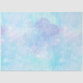 Design der Light Blue Galaxy Serie 5 Seidenpapier