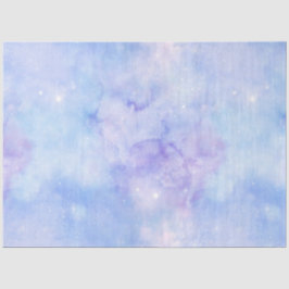 Design der Light Blue Galaxy Serie 6 Seidenpapier
