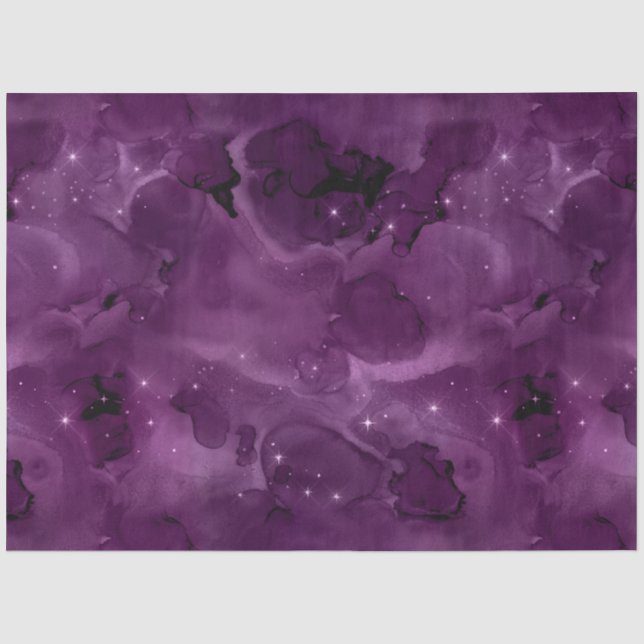 Design der lila Galaxy-Serie 2 Seidenpapier (Vorderseite)
