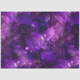 Design der lila Galaxy-Serie 3 Seidenpapier