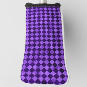 Design der lila Schädel- und Sonnenblumen-Serie 13 Golf Headcover