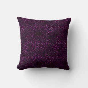 Design der lila und Gold Leopard-Serie 5 Kissen