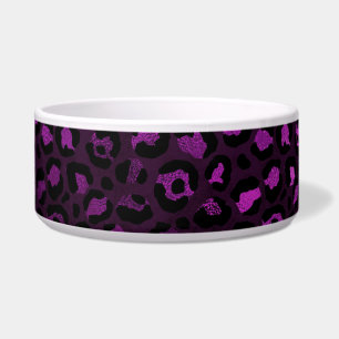 Design der lila und Gold Leopard-Serie 5 Napf