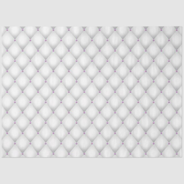 Design der lila und goldenen Blumenserie 4 Seidenpapier (Vorderseite)