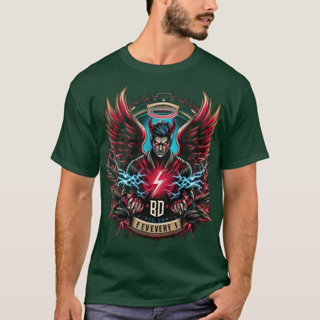 Design der Logos von Devil Angel Esports T-Shirt (Vorderseite)