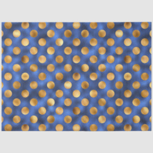 Design der Luxus-Blue- und Gold-Serie 11 Seidenpapier
