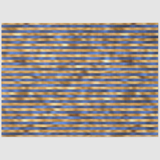 Design der Luxus-Blue- und Gold-Serie 7 Seidenpapier (Vorderseite)