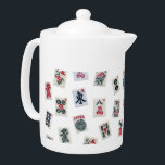 Design der MahJongg-Fliesen<br><div class="desc">Personalisieren (Bild ändern oder Hintergrund hinzufügen) auf MahJongg Fliesen (Symbole) entworfen Zazzle Specialty Teapot. Großartiges Geschenk für MahJong Lovers, MahJong Fans #Teapot #MahJong #MahJongTiles #MahJongg #MahJongSymbols #Zazzle #ZazzleMade</div>