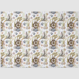 Design der maritimen Life-Serie 11 Gewebepapier Seidenpapier