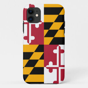Design der Maryland-Staatsflagge iPhone 11 Hülle