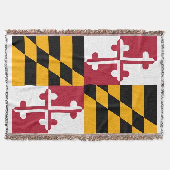Design der Maryland-Staatsflagge Decke (Vorderseite)