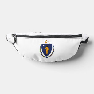Design der Massachusetts-Staatsflagge Bauchtasche