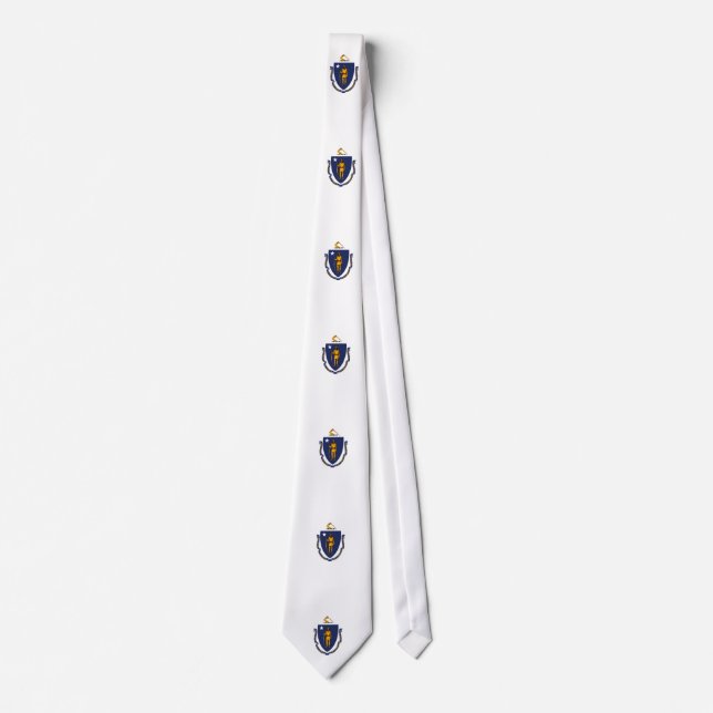 Design der Massachusetts-Staatsflagge Krawatte (Vorderseite)