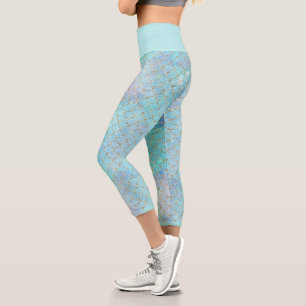 Design der Meerjungfrau-Galaxie-Serie 2 Capri Leggings