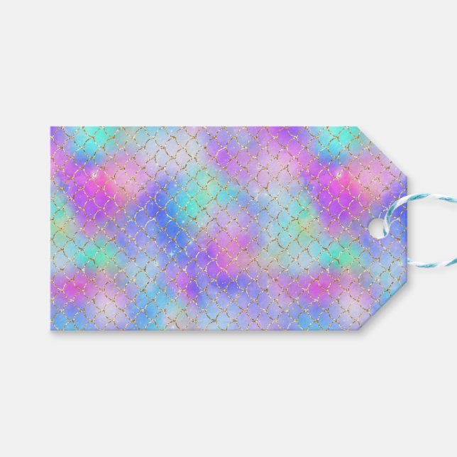 Design der Meerjungfrau-Galaxy-Serie 10 Geschenkanhänger (Vorderseite (Horizontal))