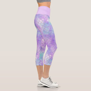 Design der Meerjungfrau-Galaxy-Serie 11 Capri Leggings