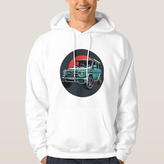 Design der Mercedes G-Klasse Hoodie (Vorderseite)