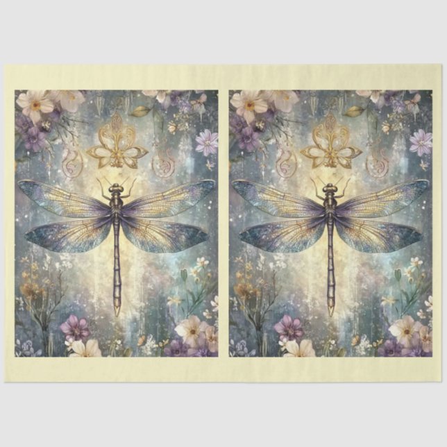 Design der Mond-Serie #8 Seidenpapier (Vorderseite)