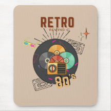 Design der Musik-CD für Retro 80er/90s