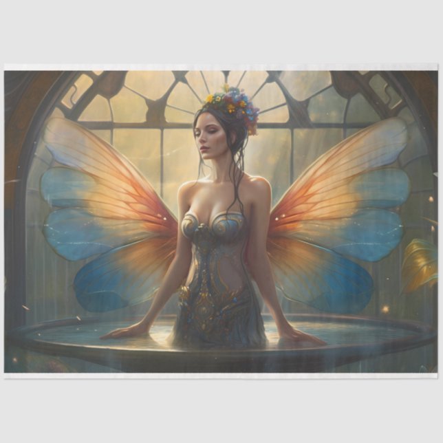 Design der mystischen Serie 3 Seidenpapier (Vorderseite)