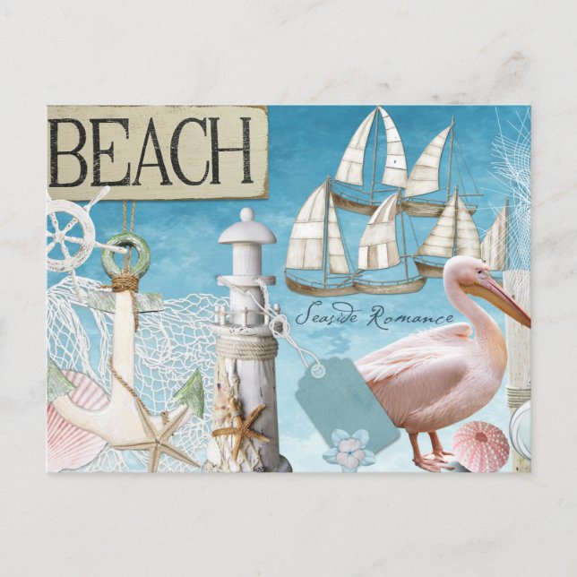 Design der Nautic-Serie 10 Postkarte (Vorderseite)