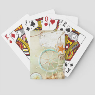 Design der Nautikserie 2 Spielkarten