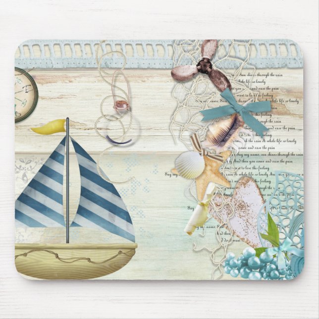 Design der Nautikserie 5 Mousepad (Vorne)