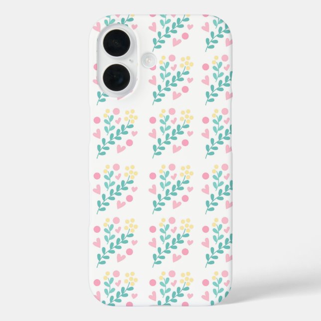 Design der niedlichen Blume Case-Mate iPhone Hülle (Rückseite)