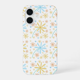 Design der niedlichen Blume iPhone 16 Hülle