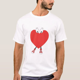 Design der Niedlichen Liebe in der Herzform T-Shirt