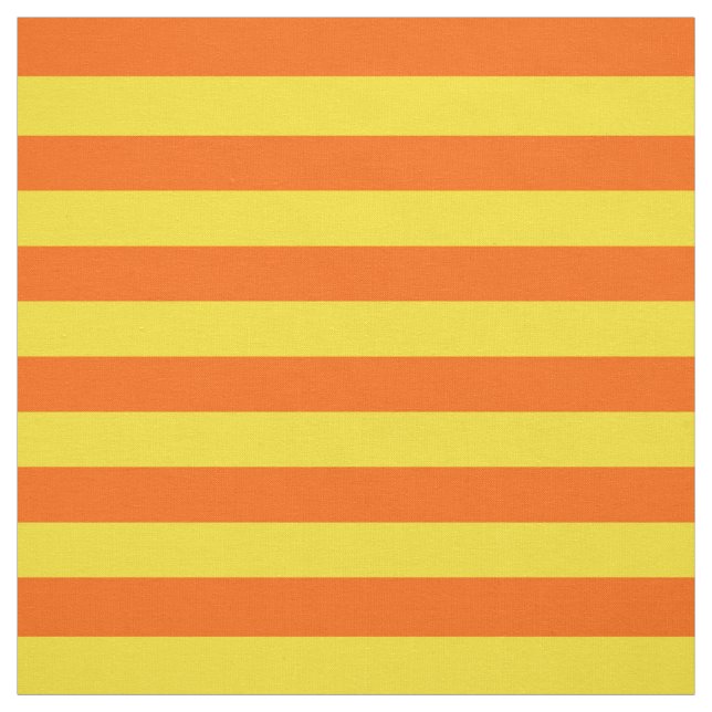 Design der orangen und gelben Streifen Stoff (Muster)