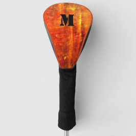 Design der Orangenblende Golf Headcover