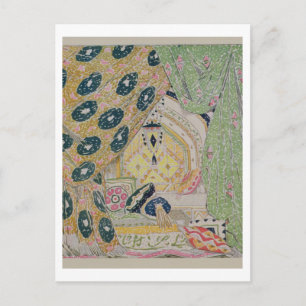 Design der orientalischen Landschaft (Farbe litho) Postkarte
