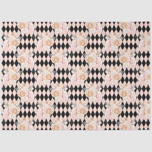 Design der Peach- und Silver-Serie 14 Seidenpapier (Vorderseite)