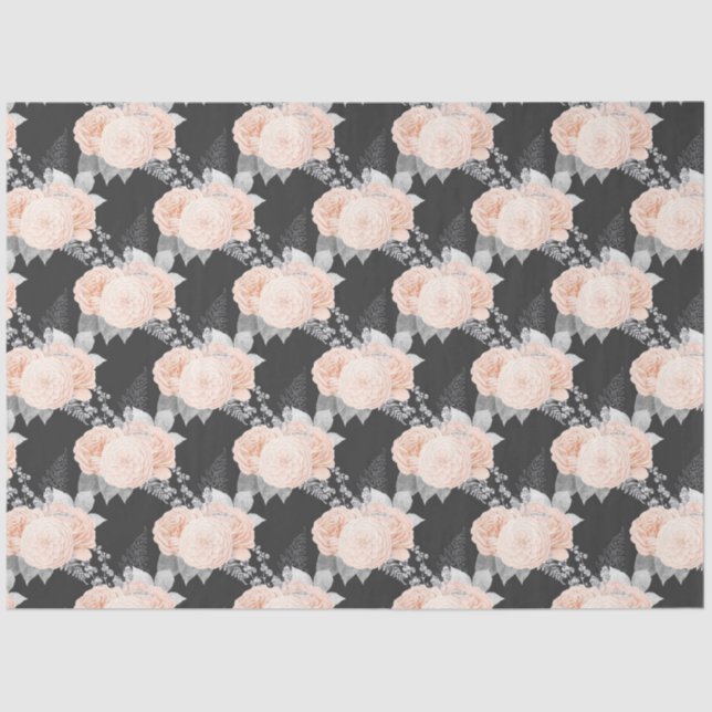 Design der Peach- und Silver-Serie 4 Seidenpapier (Vorderseite)