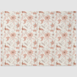 Design der Peachy Floral Series 7 Seidenpapier