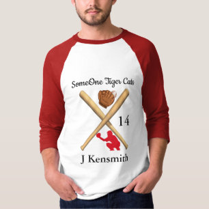Design der personalisierten Baseball Champions Lea T-Shirt