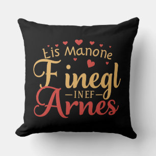 Design der personalisierten Liebe Kissen