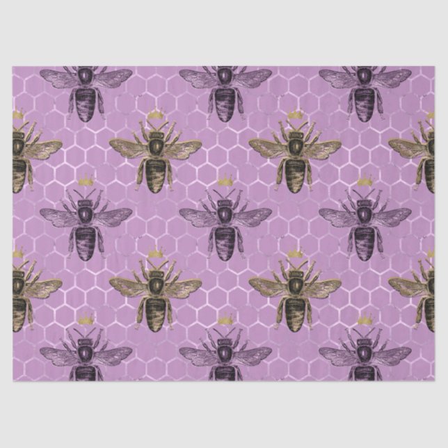 Design der Queen Bee Series 17-Tissue Paper Seidenpapier (Vorderseite)