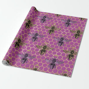 Design der Queen Bee Series 5 Geschenkpapier