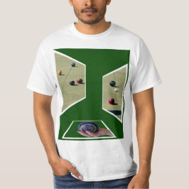 Design der Rasenbowls, T-Shirt