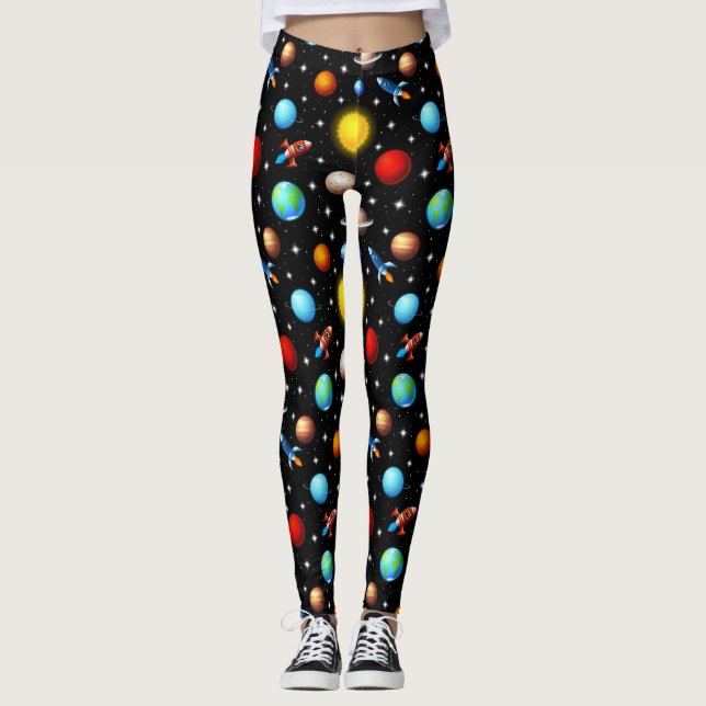 Design der Raumsicherheit Leggings (Vorderseite)