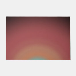 Design der Regenbogenkunst im Südwesten der Wüste Fußmatte