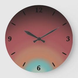 Design der Regenbogenkunst im Südwesten der Wüste Große Wanduhr