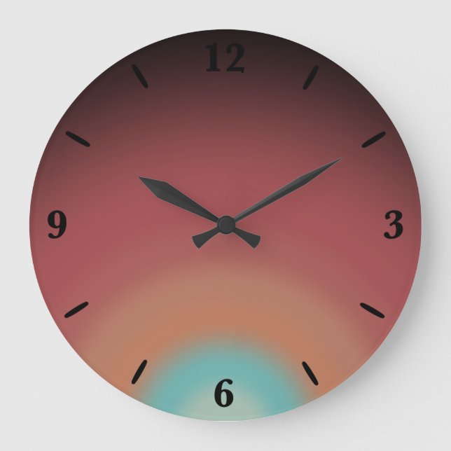 Design der Regenbogenkunst im Südwesten der Wüste Große Wanduhr (Vorderseite)